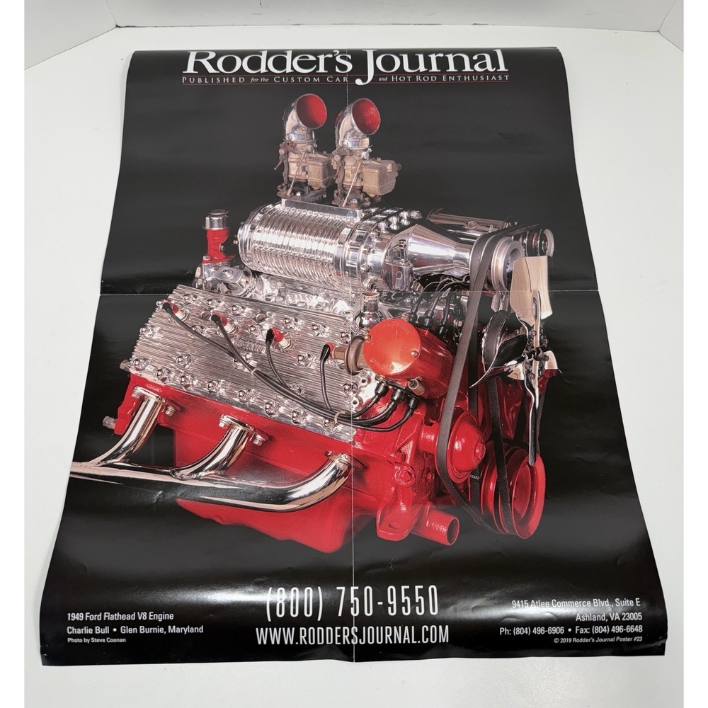 The Rodder's‎ Journal 2019 Poster Eastwood & Barakat 1932 #23 Doble Face 24x18